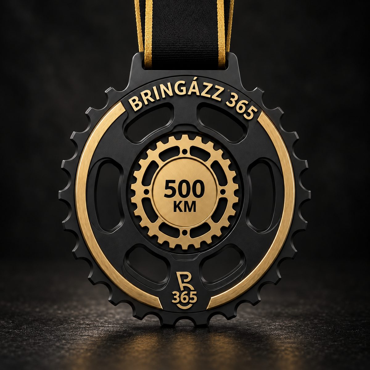 500 km Bringázz 365 badge