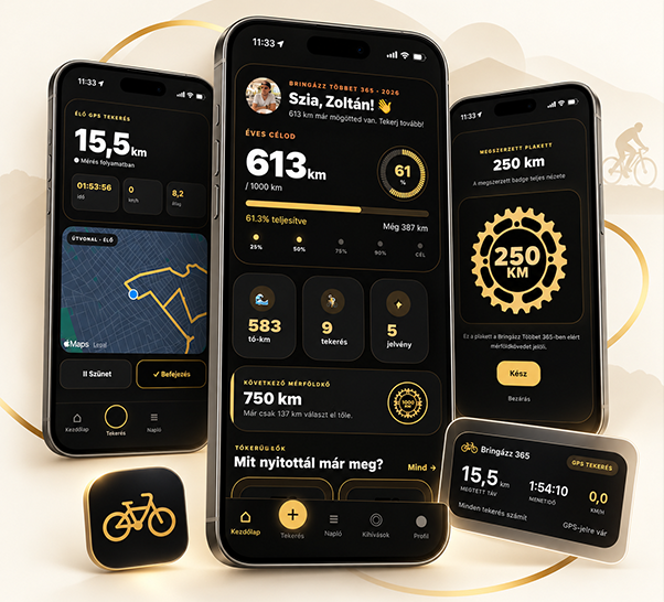 Bringázz 365 saját profil és mobilapp